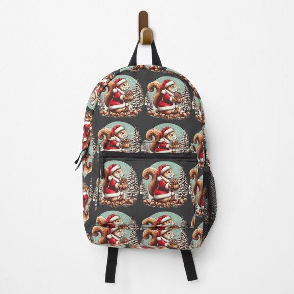 Item preview, Santa Claus Squirrel Collecting Nuts designed and sold by LemuellTrends.