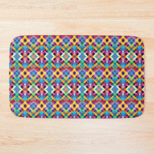 Item preview, Colorful woven fabric seamless pattern 022 designed and sold by Phumtanis66.
