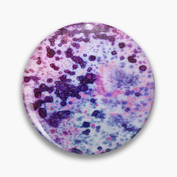 Aperçu de l'œuvre Cristaux de sel marron, mauve, violet et bleu sur une peinture aquarelle abstraite créée et vendue par KellyValencia.