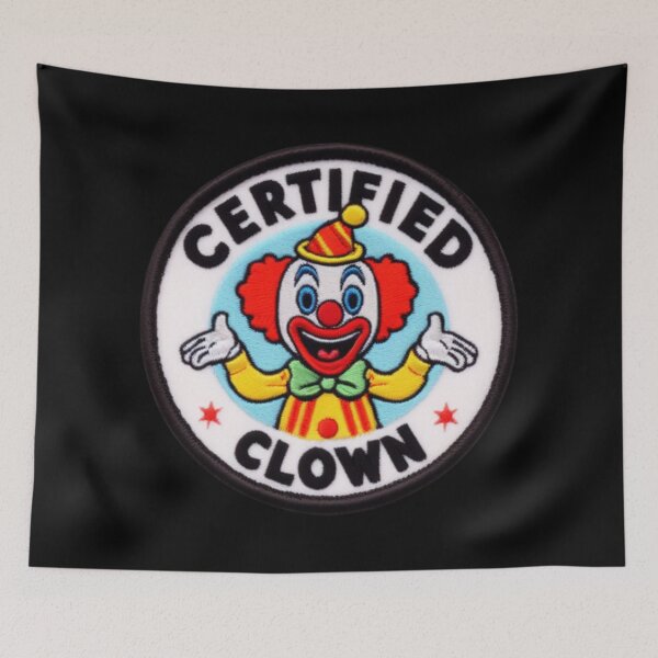 Item preview, Certified Clown Badge designed and sold by Melon Designs All.
