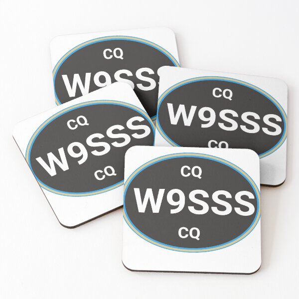 Item preview, ham radio call sign decal designed and sold by signcraftdesign.