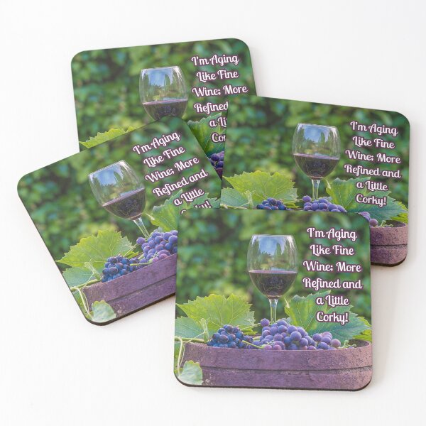 Item preview, Aging Like Fine Wine; More Refined Little Corky! designed and sold by TidyKitchenInc.