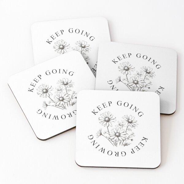 Item preview, Keep Going Keep Growing Daisy Sketch designed and sold by Star-Fragment.