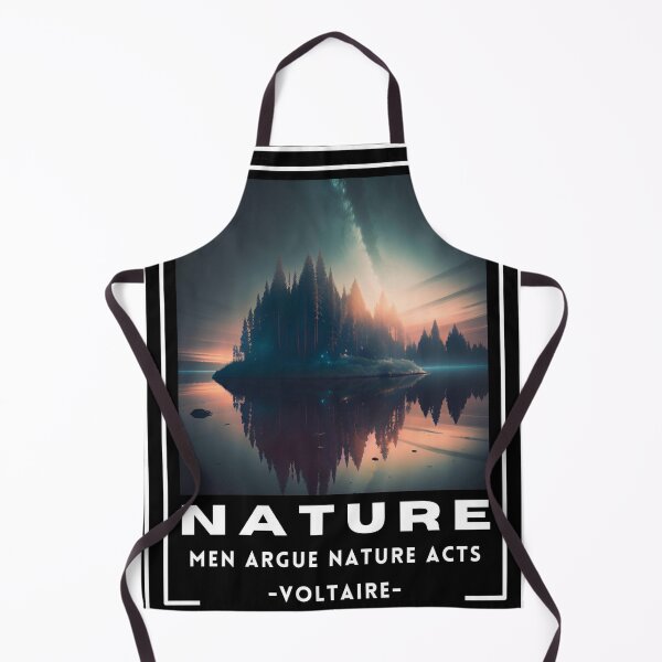 Item preview, NATURE motivational "Men argue. Nature acts (Voltaire)". designed and sold by Giulivo Store Graphic.