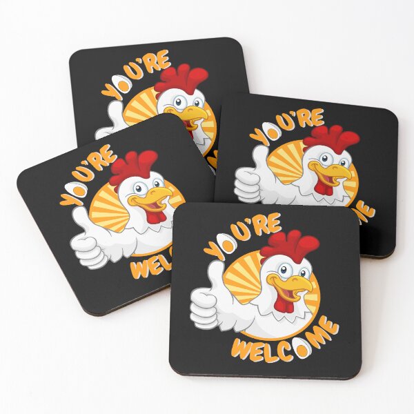 Item preview, You're Welcome - Funny Chicken designed and sold by TheRebelThreads.