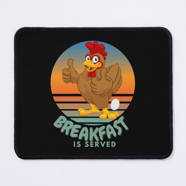 Item preview, Breakfast is Served - Funny Chicken designed and sold by TheRebelThreads.