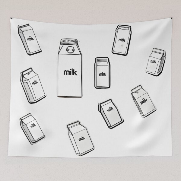 Item preview, cute milk carton designed and sold by LaongfongDesign.