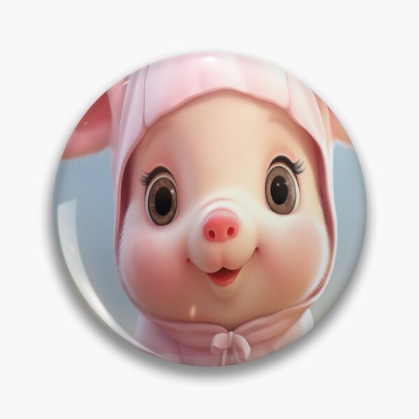 Item preview, Pink hooded piglet designed and sold by Ilyoung-Cp0114.