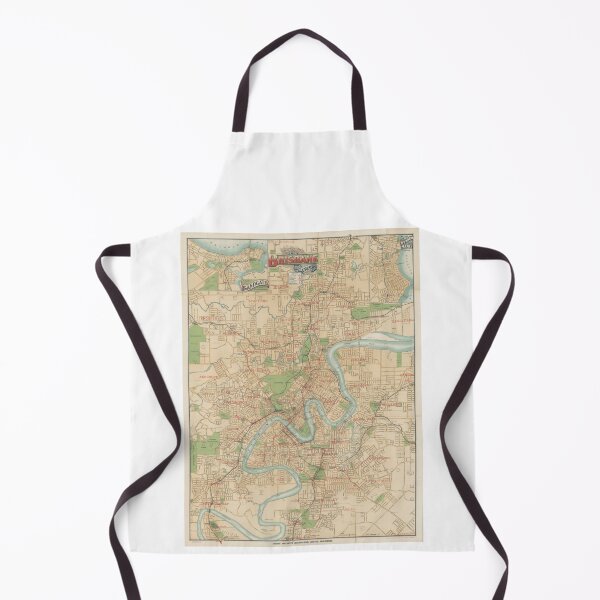 Item preview, 1920 Historical Map of Brisbane  designed and sold by housedetective.