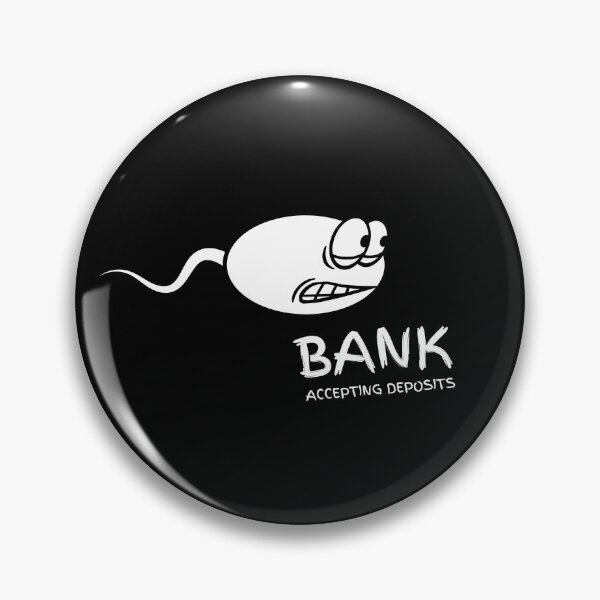 Item preview, Sperm Bank Accepting Deposits - Cartoon Sperm Graphic designed and sold by TheRebelThreads.
