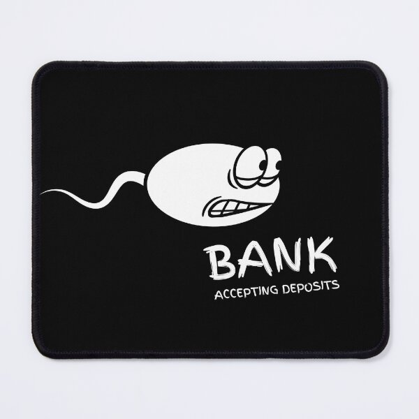 Item preview, Sperm Bank Accepting Deposits - Cartoon Sperm Graphic designed and sold by TheRebelThreads.