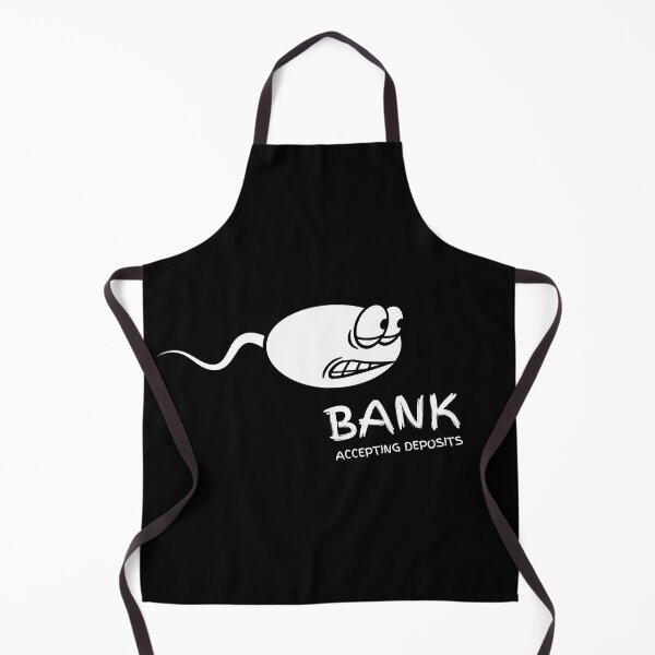 Item preview, Sperm Bank Accepting Deposits - Cartoon Sperm Graphic designed and sold by TheRebelThreads.