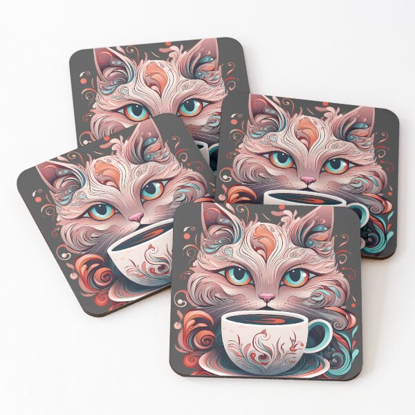 Item preview, Fantasy cat, whimsical cat designed and sold by Lolly's Lane Shoppe.