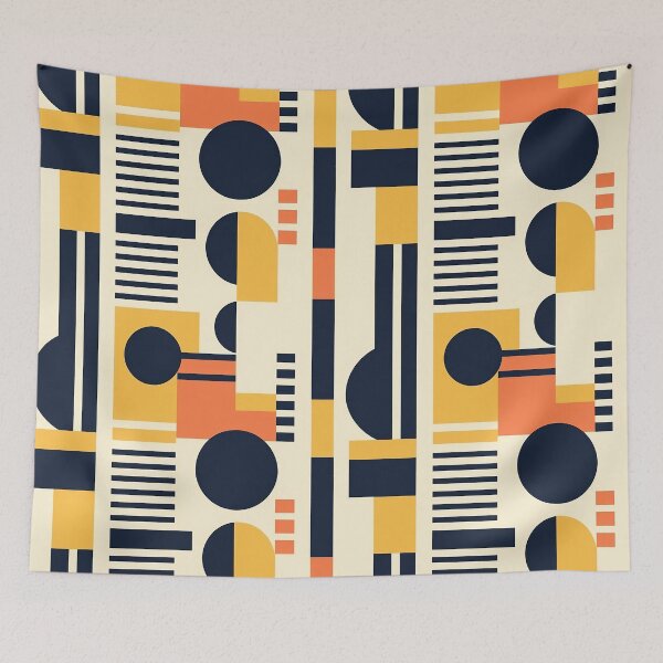 Item preview, Geometric Abstract Retro Pattern designed and sold by rob art | illustration.