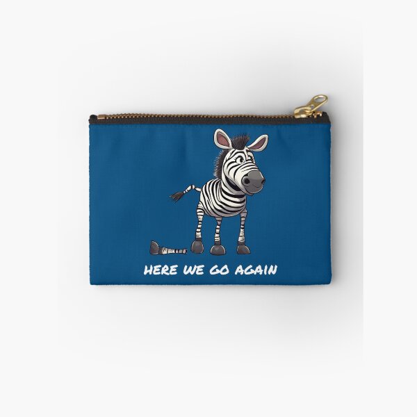 Item preview, Here we go again. My leg fell off Zebra designed and sold by ZebraKnees.