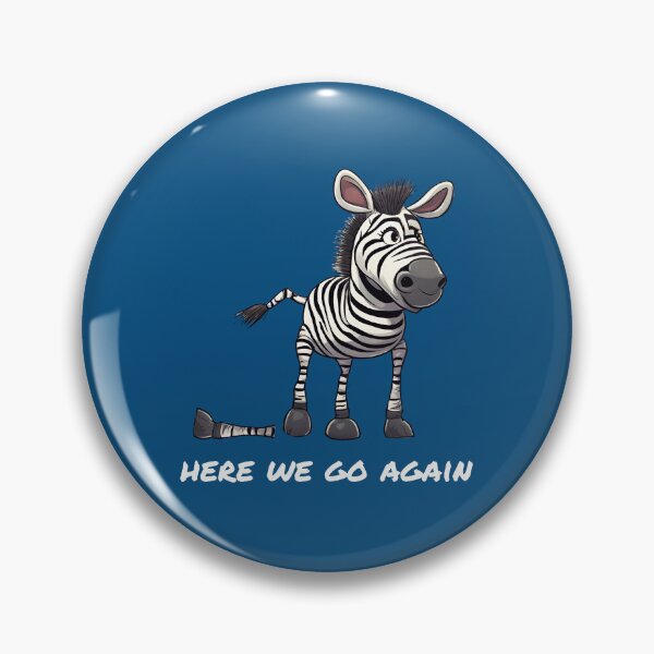 Item preview, Here we go again. My leg fell off Zebra designed and sold by ZebraKnees.
