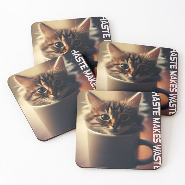 Item preview, Haste Makes Waste designed and sold by TheHelpingCat.