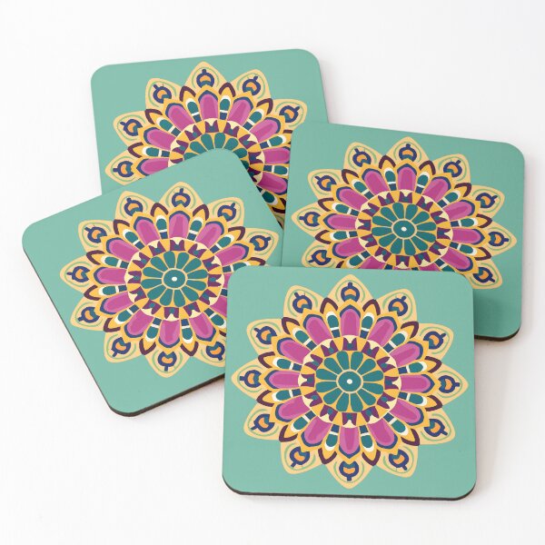 Item preview, Colorful Floral Rangoli Art - Design & Pattern designed and sold by Jollys-ArtShop.