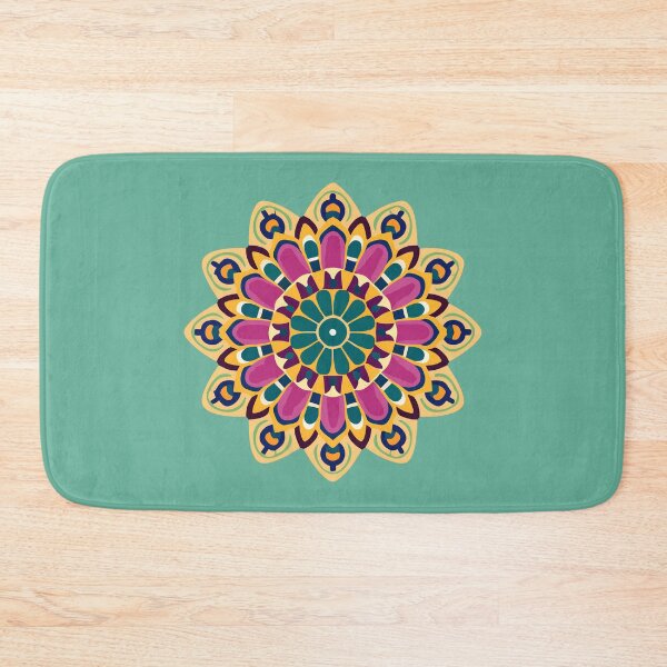 Item preview, Colorful Floral Rangoli Art - Design & Pattern designed and sold by Jollys-ArtShop.