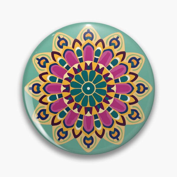 Item preview, Colorful Floral Rangoli Art - Design & Pattern designed and sold by Jollys-ArtShop.
