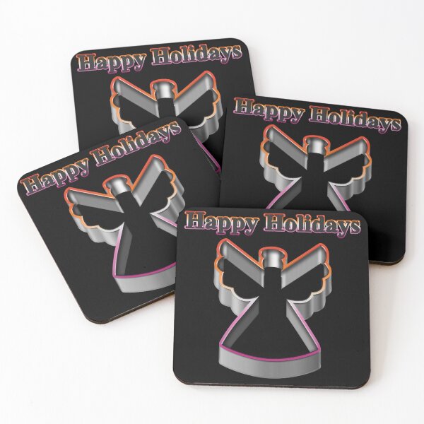 Item preview, Cookie cutter Angel LGBT Happy Holidays Lesbian Pride designed and sold by TheirChoice.