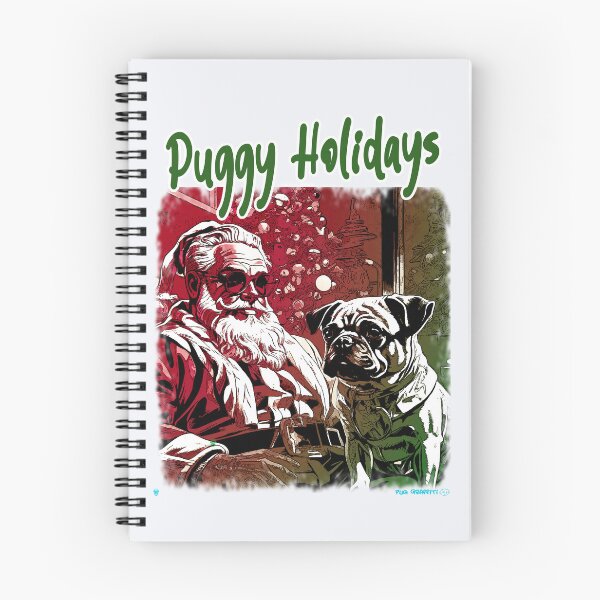 Item preview, Pug HAPPY HOLIDAYS 35 alternative PUGGY HOLIDAYS designed and sold by RedBluffTraders.