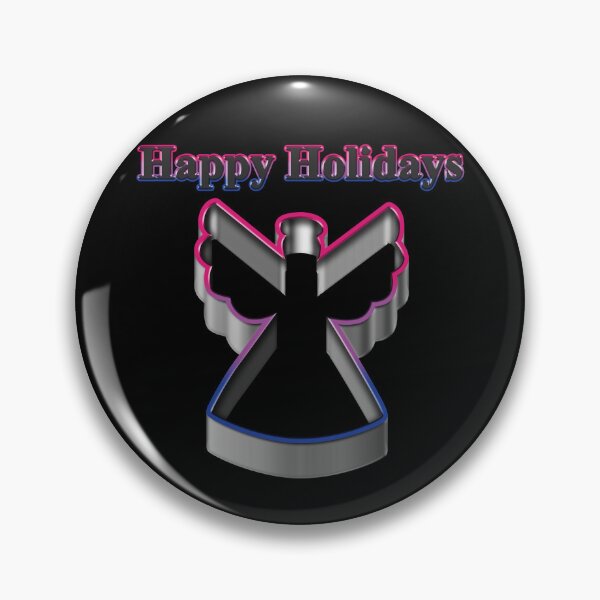 Item preview, Cookie cutter Angel LGBT Happy Holidays Bisexual Pride designed and sold by TheirChoice.