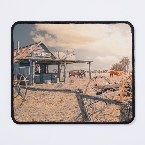 Item preview, Blacksmith and Horses designed and sold by RustyTinGallery.