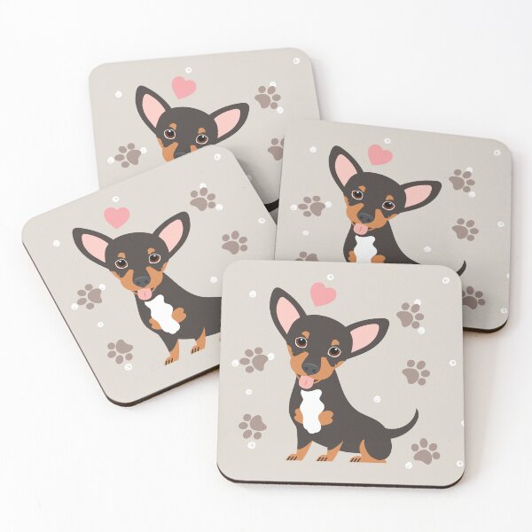 Item preview, Tricolor Chiweenie Dachshund Chihuahua Mix Upright Ears designed and sold by Lulupainting.