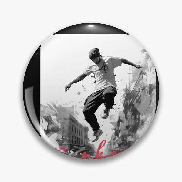 Item preview, Urban Parkour - Black & White Silhouette by LoversCovers designed and sold by LoversCovers.