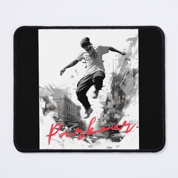 Item preview, Urban Parkour - Black & White Silhouette by LoversCovers designed and sold by LoversCovers.