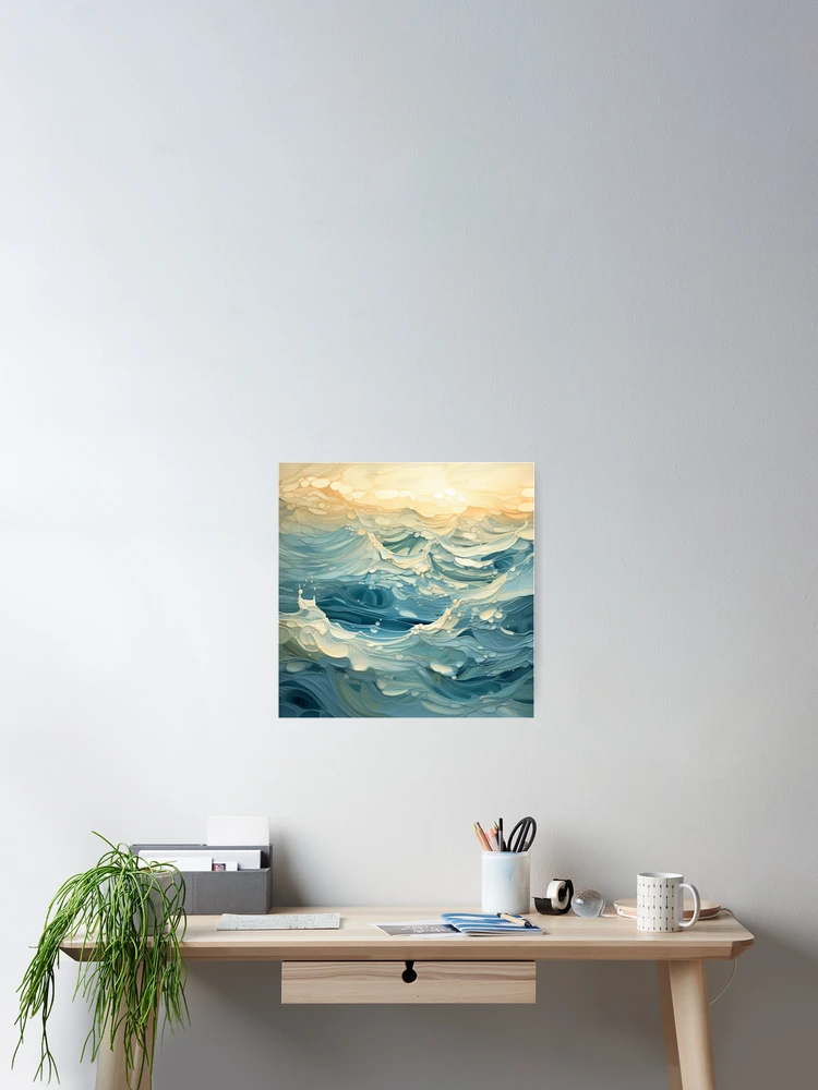 Thumbnail 2 von 3, Poster, Waves in the Ocean designt und verkauft von ContourLab.