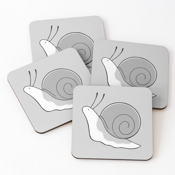 Item preview, Grayscale Comic Snail designed and sold by DinoDoggie.