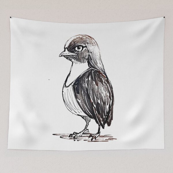 Item preview, Gracefully Imperfect: A Minimalist Quail designed and sold by SirZeus.