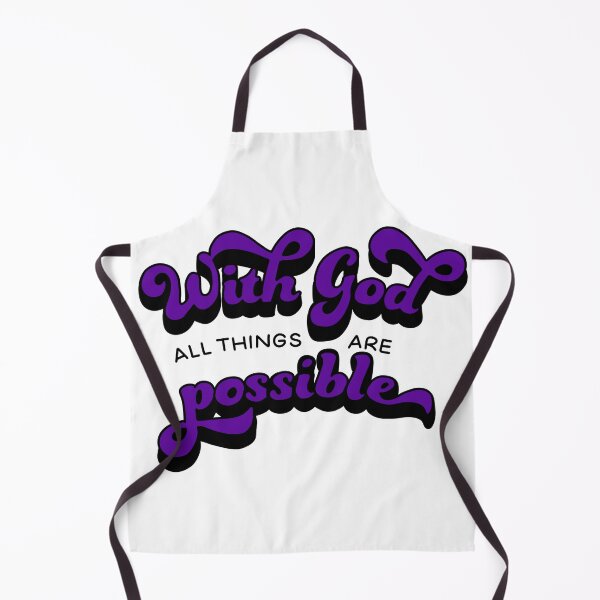 Item preview, With God all is possible designed and sold by FeatherProject.
