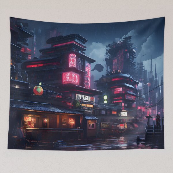 Item preview, Neon Tokyo Alleys designed and sold by FTS-Studio.