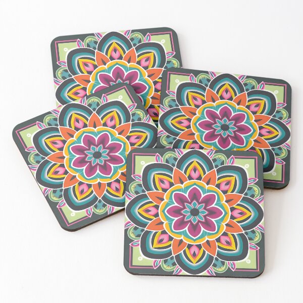 Item preview, Traditional Intricate Floral Rangoli Art-Design & Pattern designed and sold by Jollys-ArtShop.