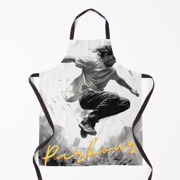 Item preview, Urban Free Running - Black & White Silhouette by LoversCovers designed and sold by LoversCovers.