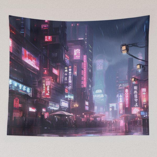Item preview, Neon Tokyo Alleys designed and sold by FTS-Studio.