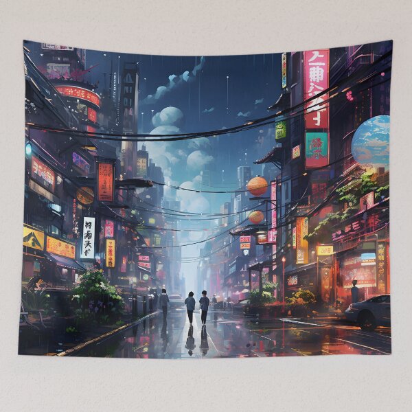 Item preview, Neon Tokyo Alleys designed and sold by FTS-Studio.