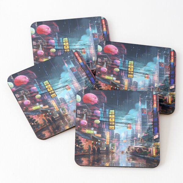 Item preview, Neon Tokyo Alleys designed and sold by FTS-Studio.