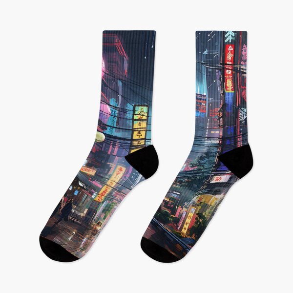 Item preview, Neon Tokyo Alleys designed and sold by FTS-Studio.