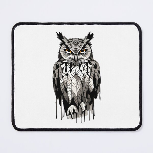 Item preview, owl art designed and sold by KorArtStudio.