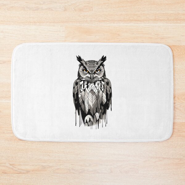 Item preview, owl art designed and sold by KorArtStudio.