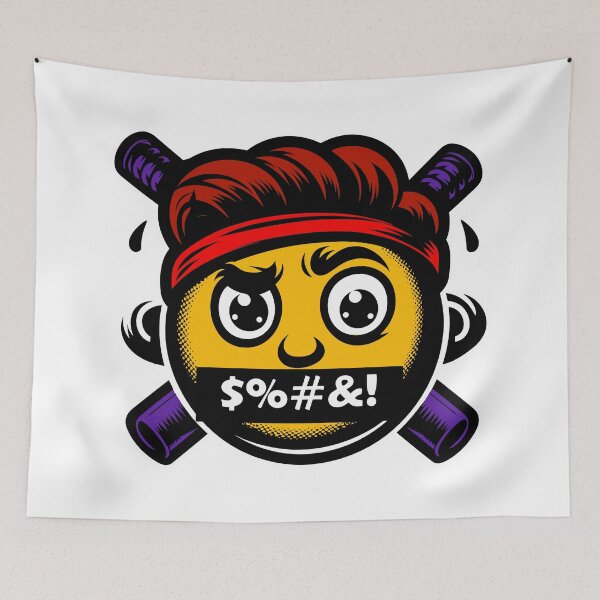 Item preview, Angry Emoji Face  designed and sold by akaajoficial.