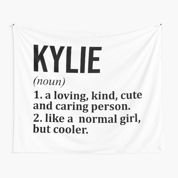 Aperçu de l'œuvre Définition du prénom Kylie créée et vendue par XCIV.