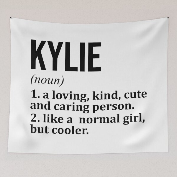Item preview, Kylie Name Definition designed and sold by XCIV.