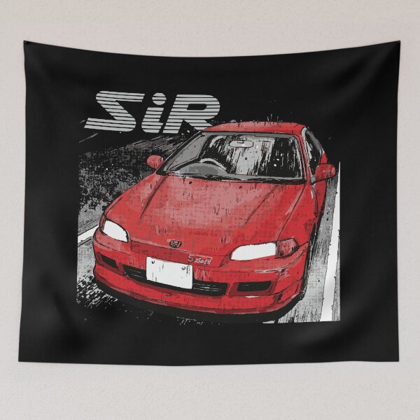 Item preview, Initial D - Mountain Drift Racing Shingo Shoji's Civic SiR-II EG6  designed and sold by cowtownCOWBOY.