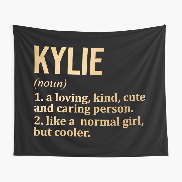 Aperçu de l'œuvre Définition du nom de Kylie en or créée et vendue par XCIV.