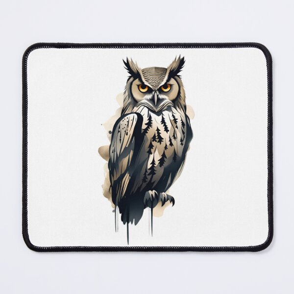 Item preview, Abstract owl art designed and sold by KorArtStudio.